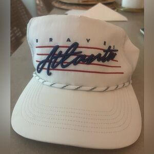 Atlanta Braves White Cap